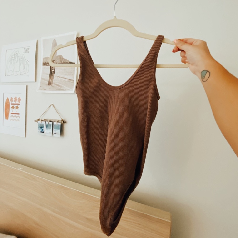 Dark Mauve Body Suit